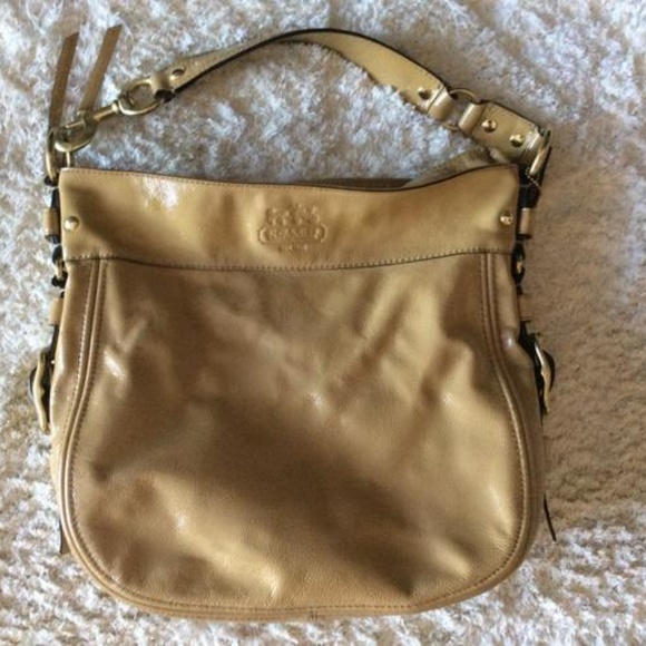 Authentic Coach Large Zoe Patent Leather - Picture 1 of 8